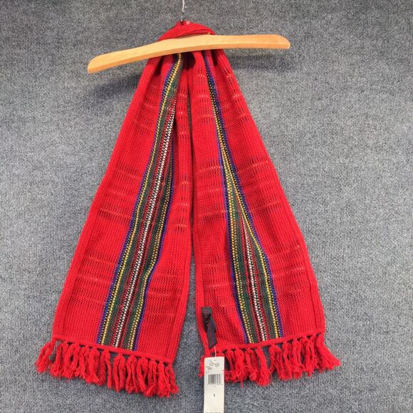 Ralph Ralph Lauren Men's Scarf Red Plaid Size 1 10x54 100% Lambswool W/Tags - Picture 7 of 7